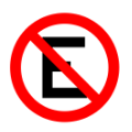 Señal de trafico indicando prohibido estacionarse